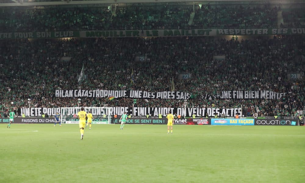 Le public de Geoffroy-Guichard pendant ASSE - Toulouse