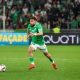 L'ailier de l'ASSE Zuriko Davitashvili, lors du dernier match de la saison, contre Toulouse.