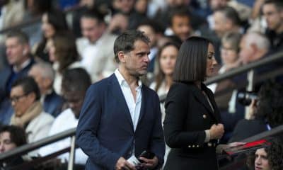 Jérôme Rothen, dans les tribunes du Parc des Princes.