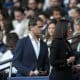 Jérôme Rothen, dans les tribunes du Parc des Princes.