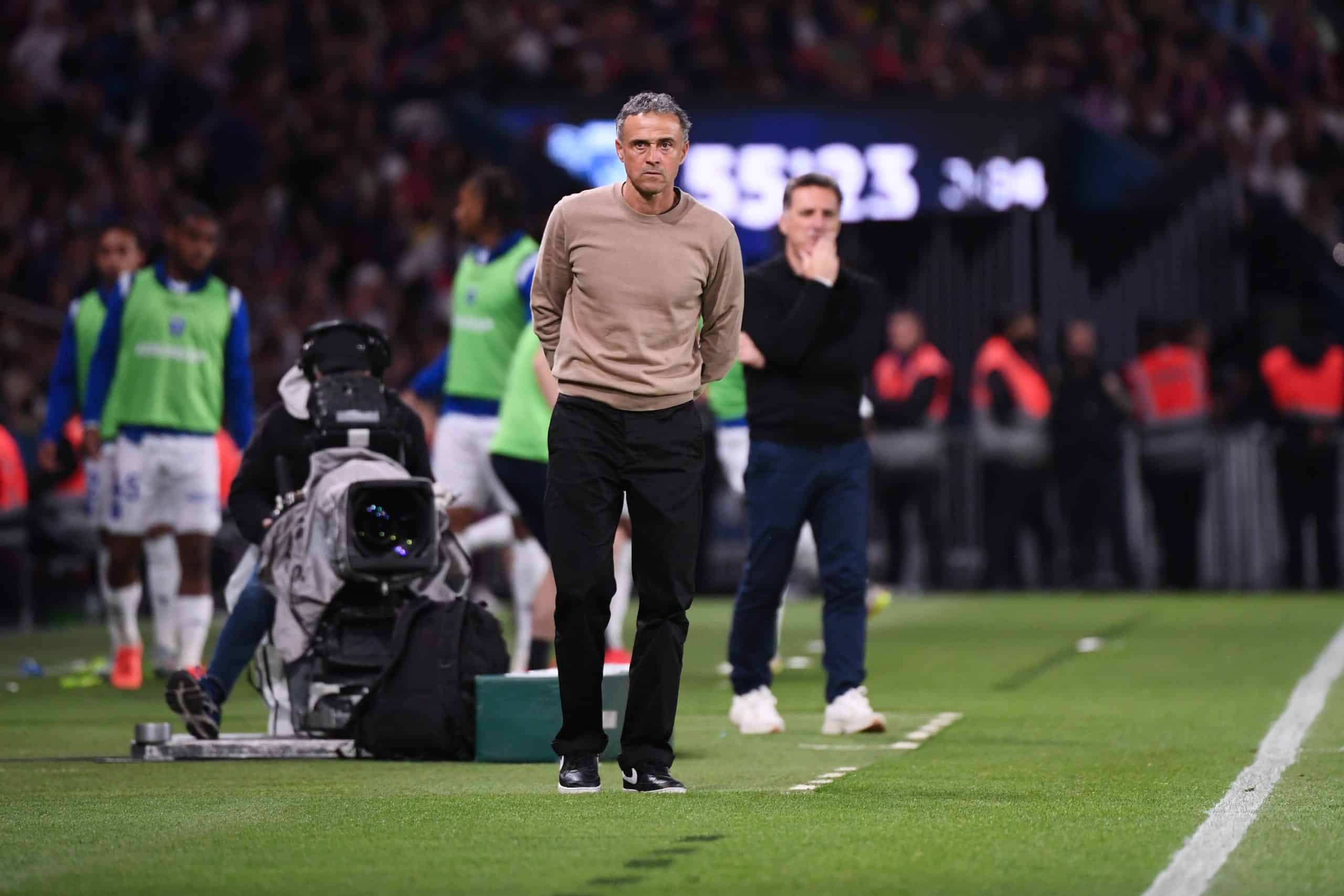 Luis Enrique, l'entraîneur du PSG