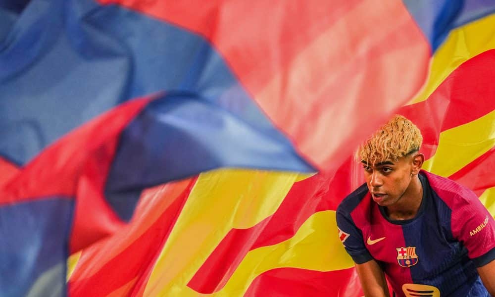 Le prodige du FC Barcelone, Lamine Yamal.