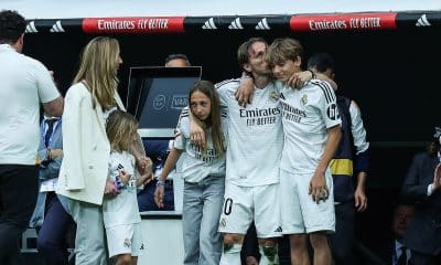 Luka Modric et sa famille.