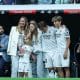 Luka Modric avec sa famille pour sa dernière au Real Madrid.