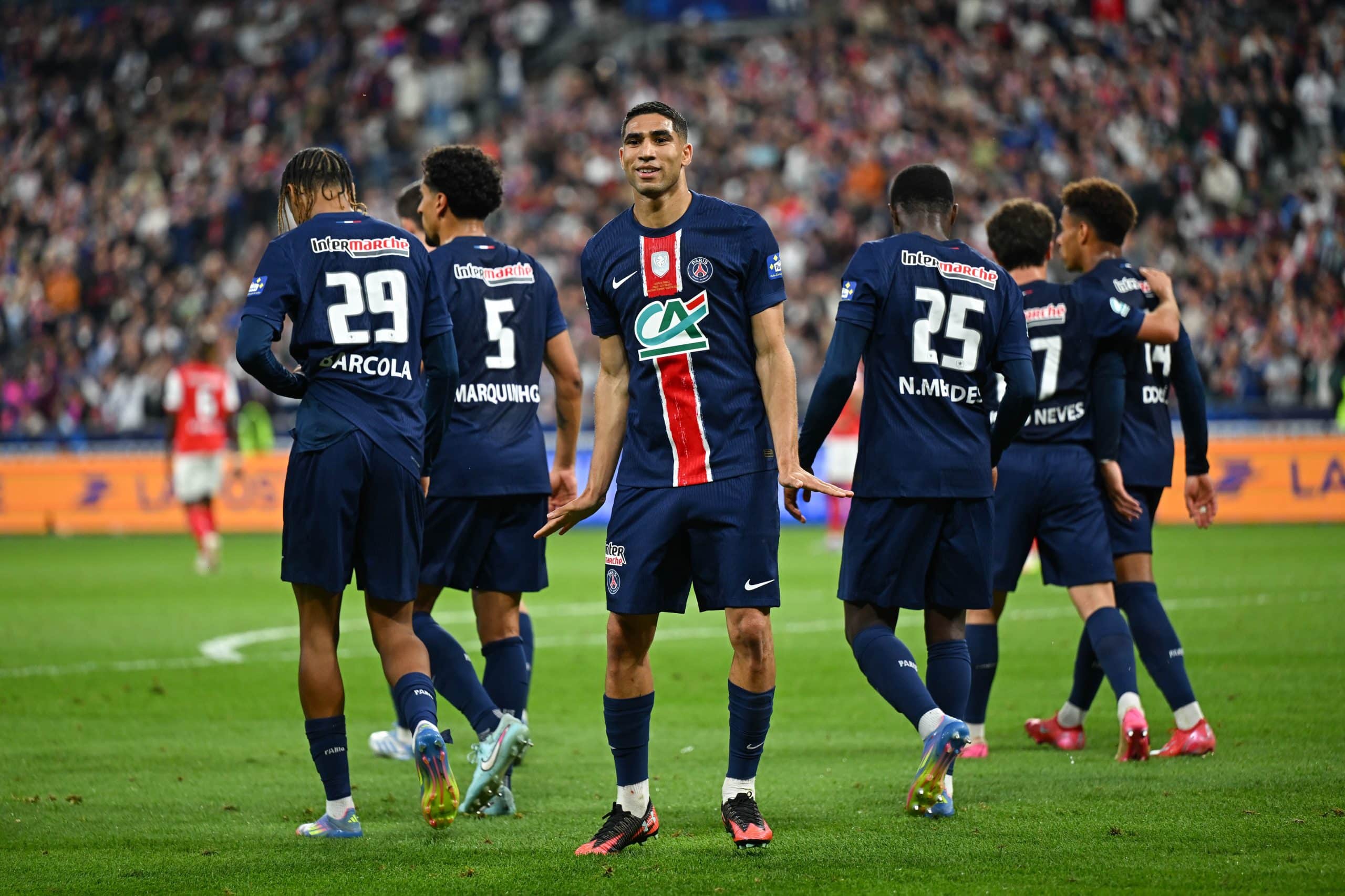 Le PSG d'Achraf Hakimi n'a fait qu'une bouchée de Reims.