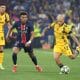 L'ailier du PSG Désiré Doué face à l'Inter Milan.
