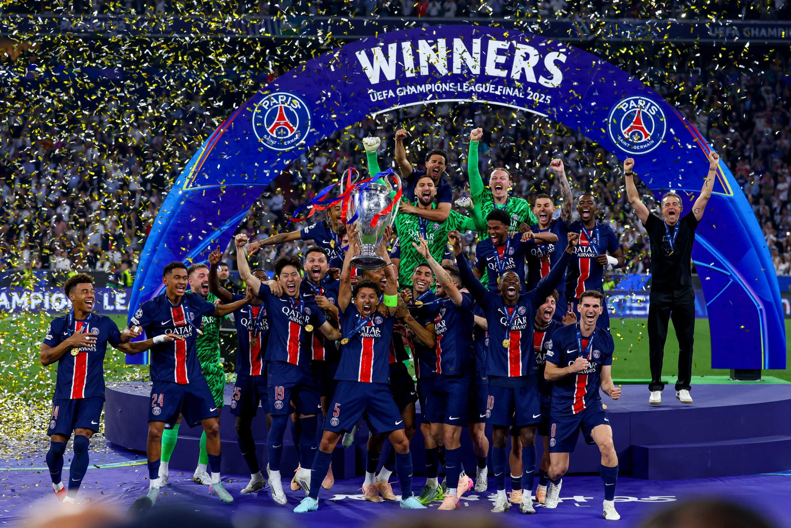 Le PSG a remporté la Ligue des Champions
