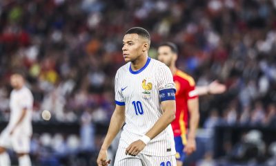 Kylian Mbappé lors du match Espagne-France en Ligue des Nations.