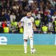 Rayan Cherki sous le maillot de l'équipe de France