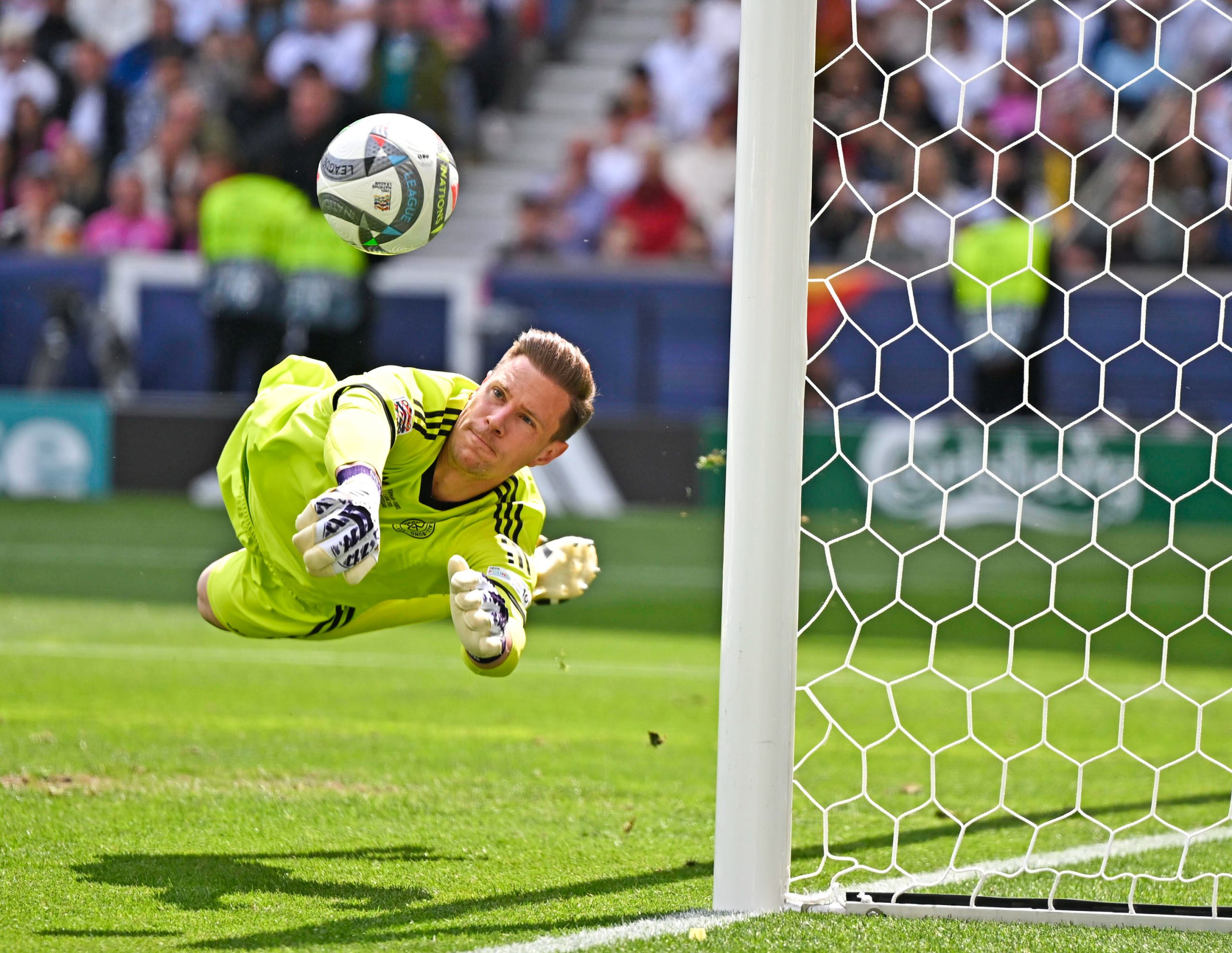 Marc-André ter Stegen lors d'un match de la sélection allemande.