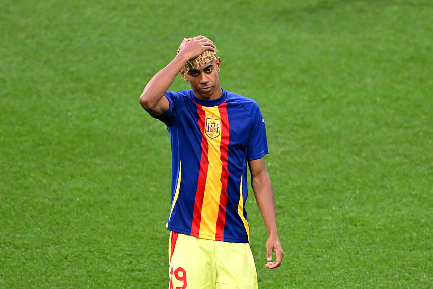 Lamine Yamal avec l'Espagne