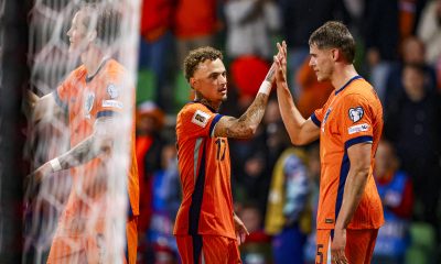 Noa Lang, ciblé par l'OM, sous le maillot des Pays-Bas.