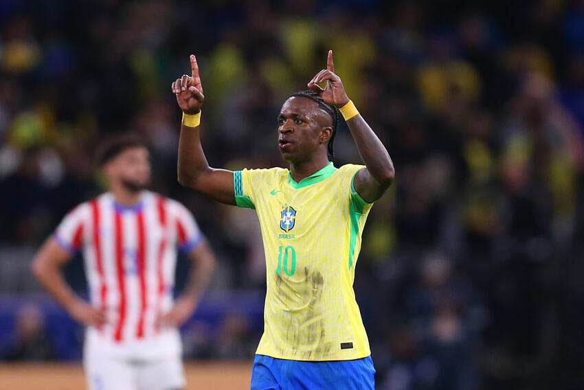 Vinicius Junior avec le Brésil