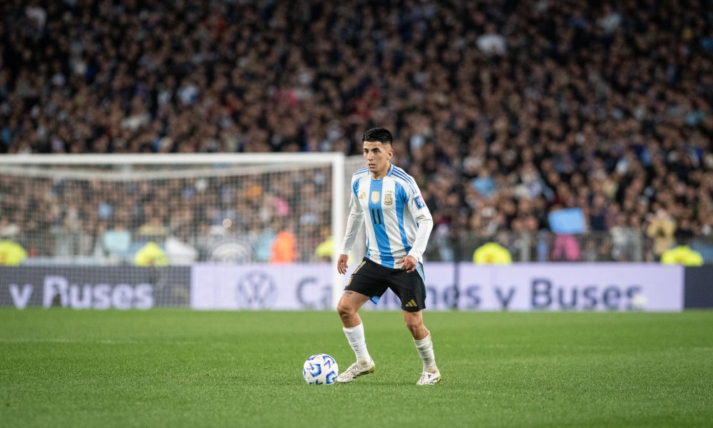 Thiago Almada a marqué avec l'Argentine contre la Colombie.