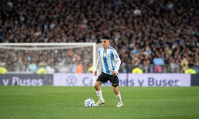 Thiago Almada a marqué avec l'Argentine contre la Colombie.
