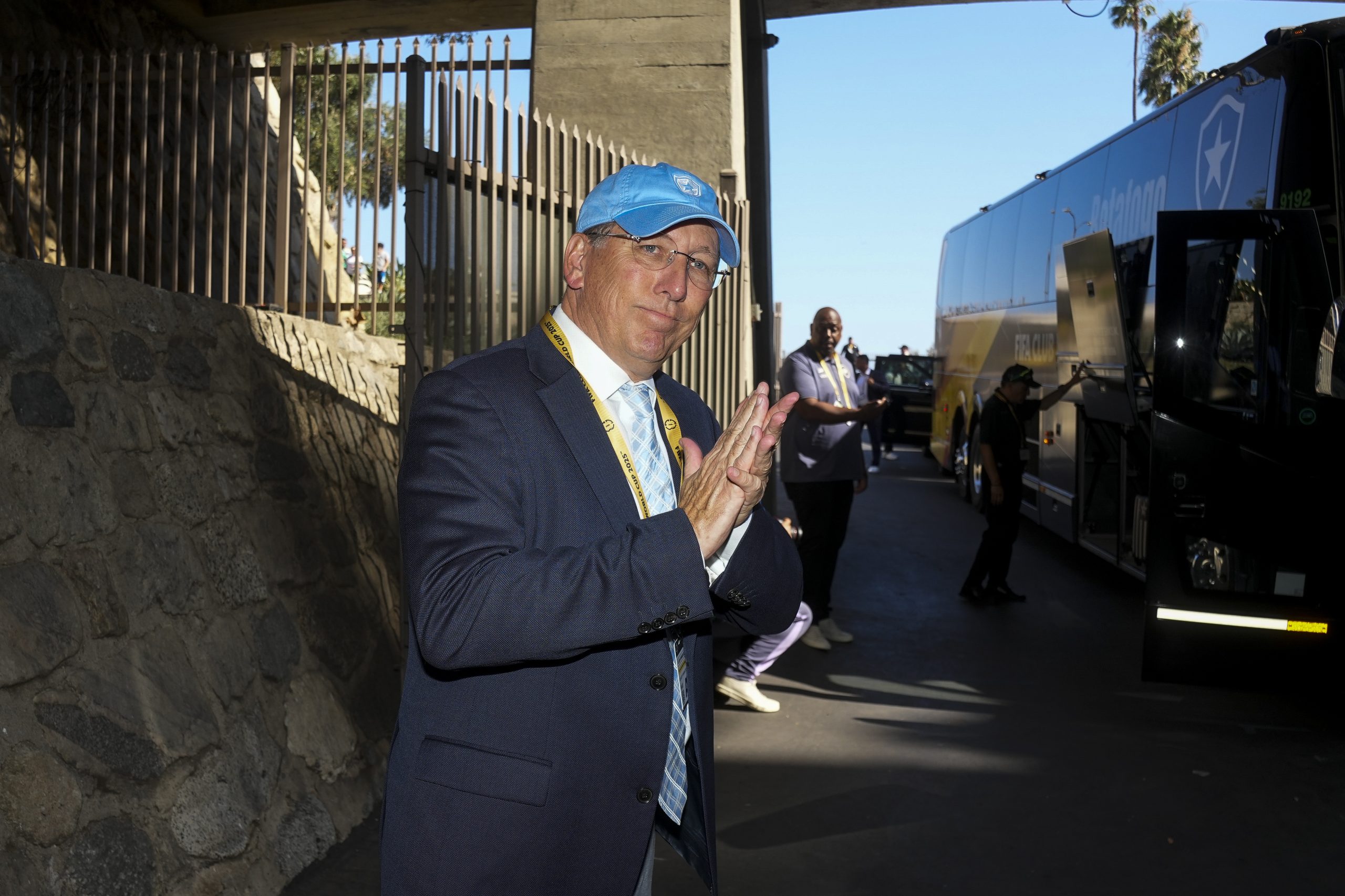 John Textor, avant un match de Botafogo au Mondial des Clubs.