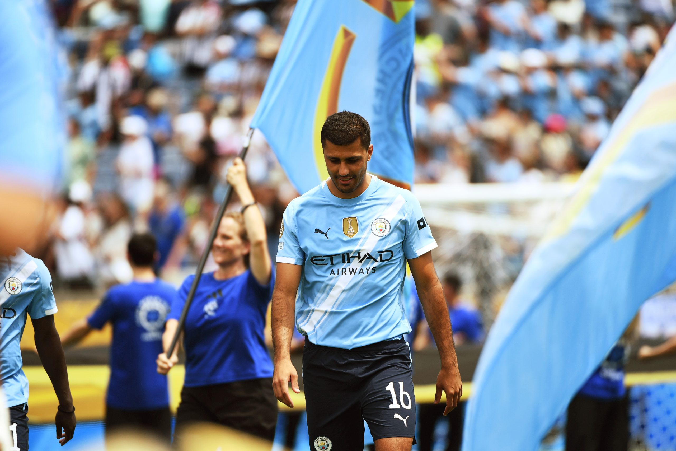 Le milieu de Manchester City Rodri est convoité par le Real Madrid.