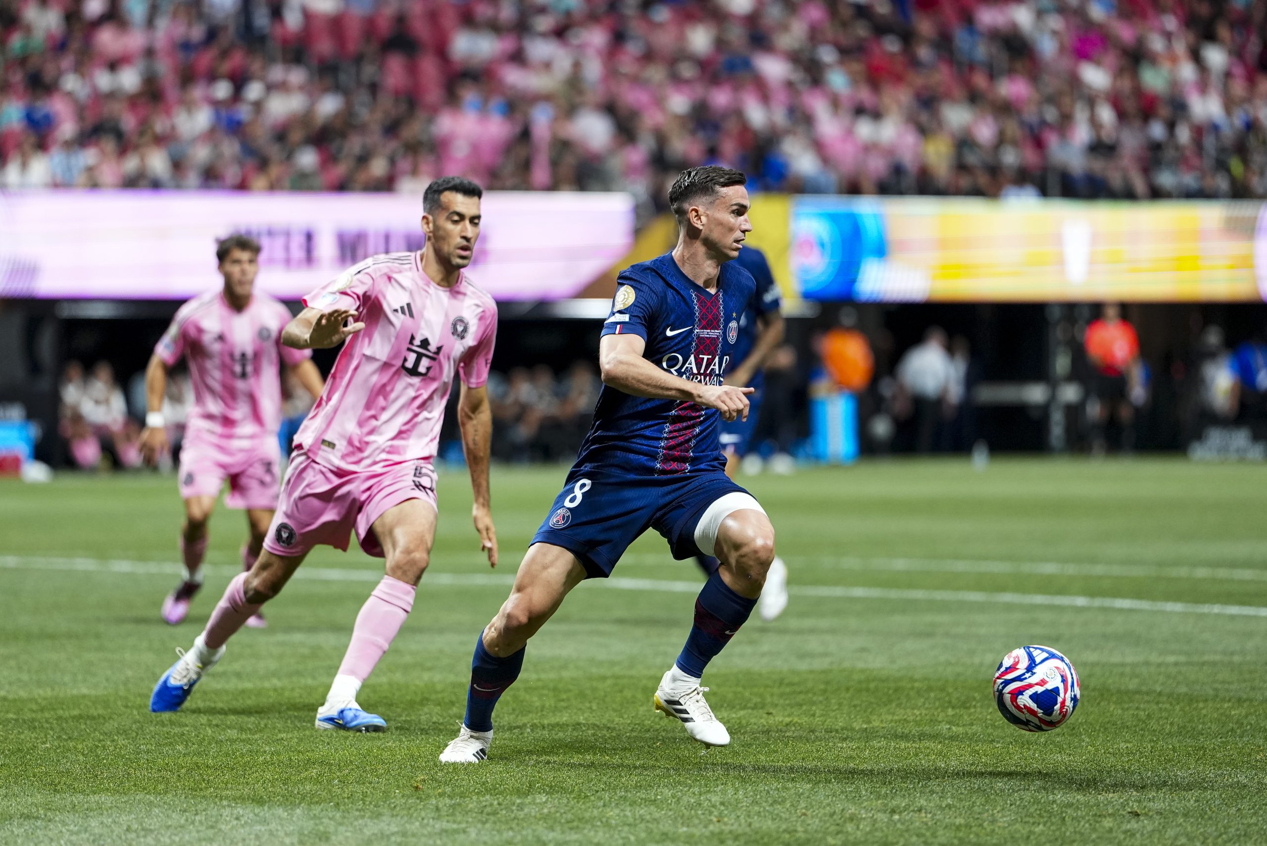 Le milieu offensif du PSG Fabian Ruiz, lors du match contre l'Inter Miami.