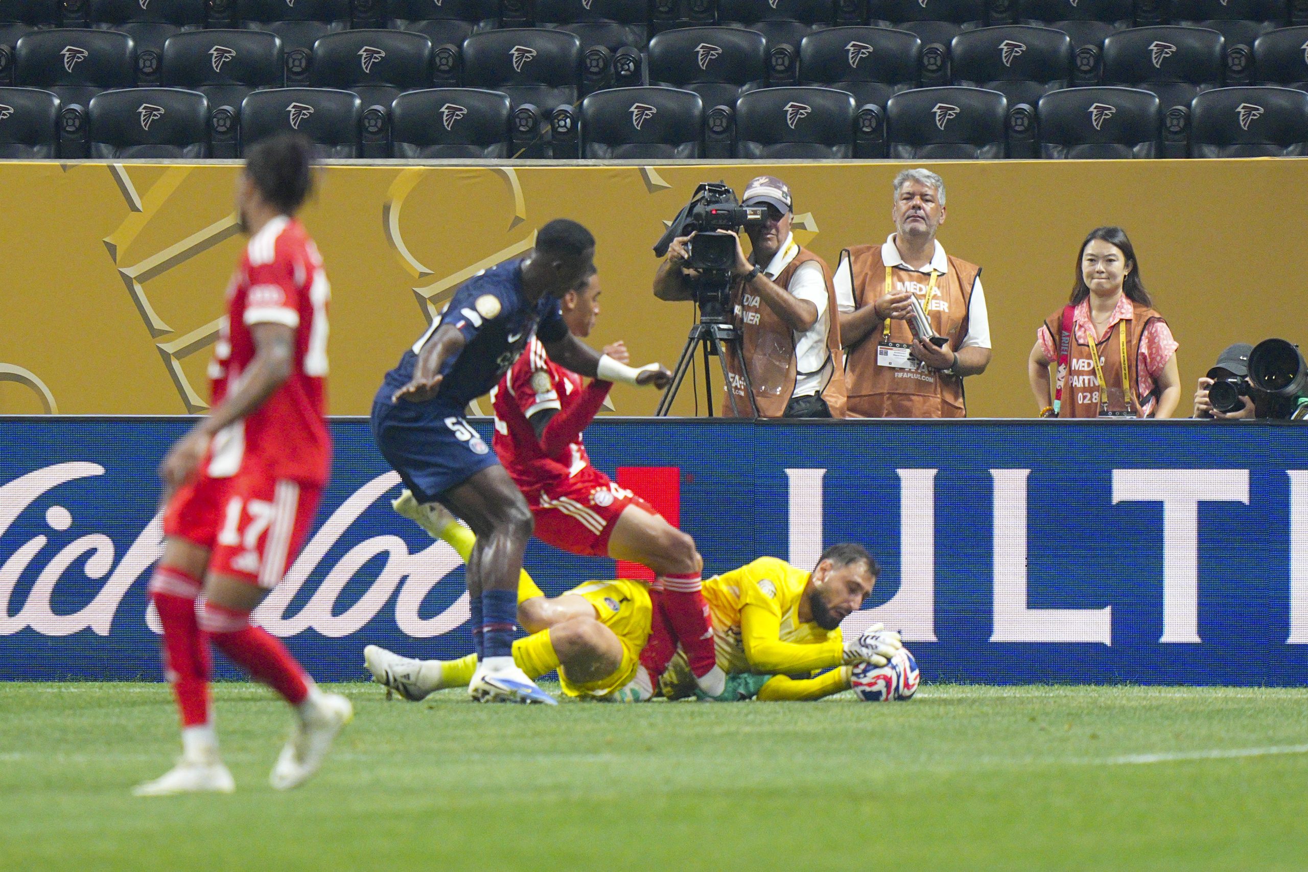 Gianluigi Donnarumma lors de PSG - Bayern Munich