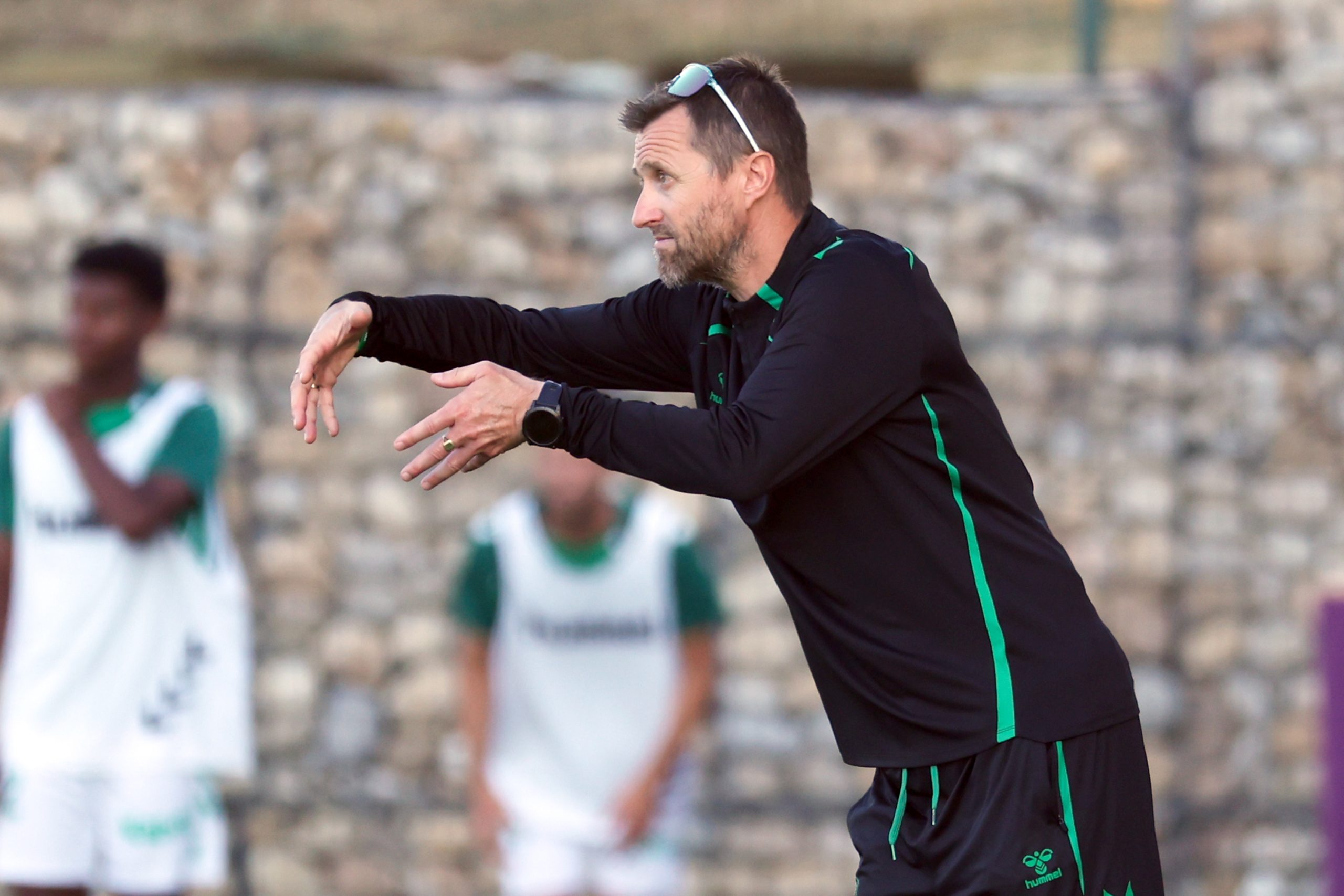 L'entraîneur de l'ASSE, Eirik Horneland.