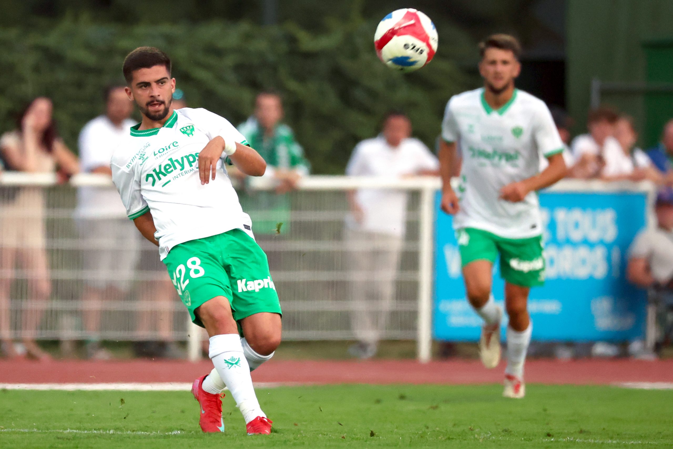 Igor Miladinovic lors d'un match amical de l'ASSE cet été.