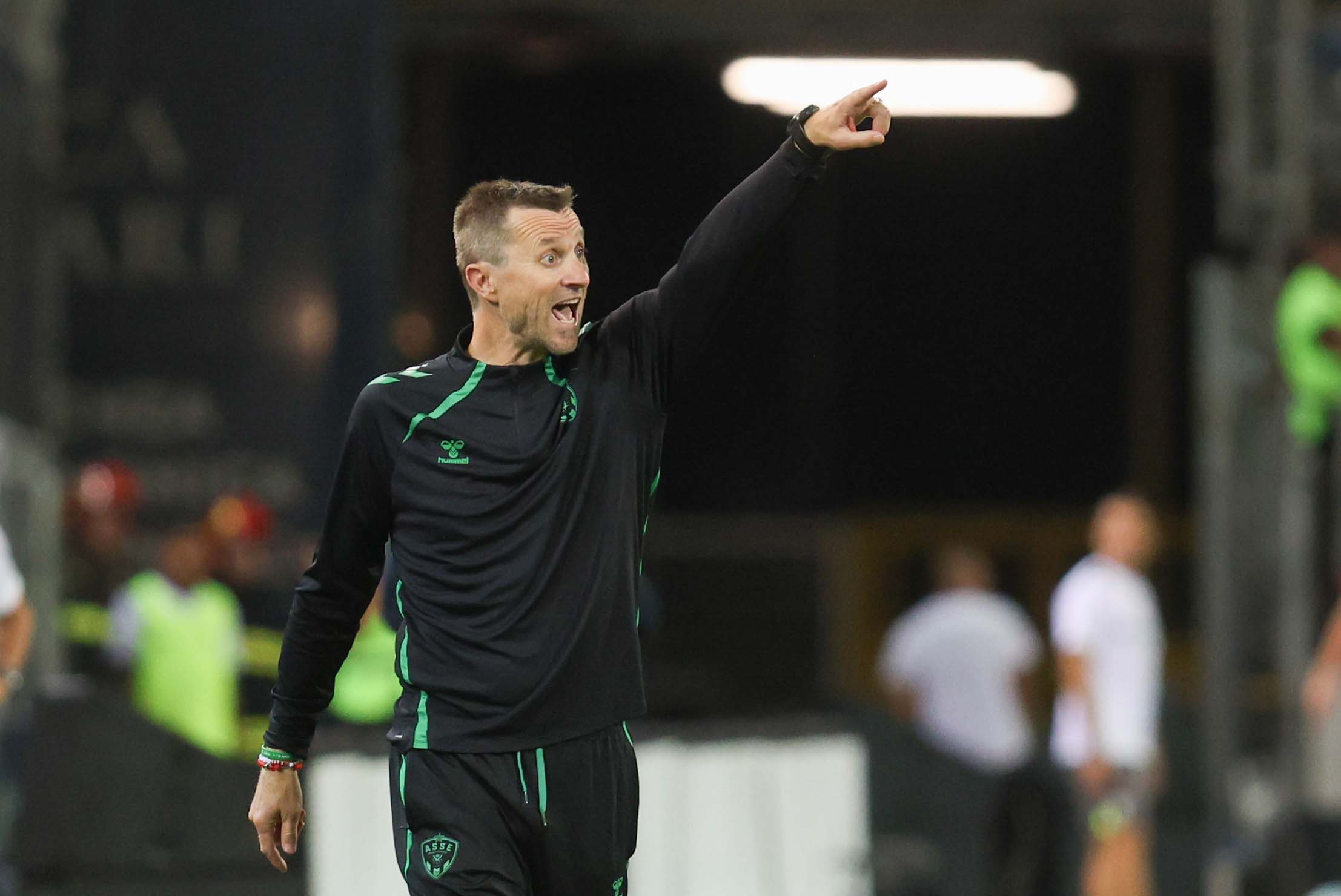 L'entraîneur de l'ASSE, Eirik Horneland.