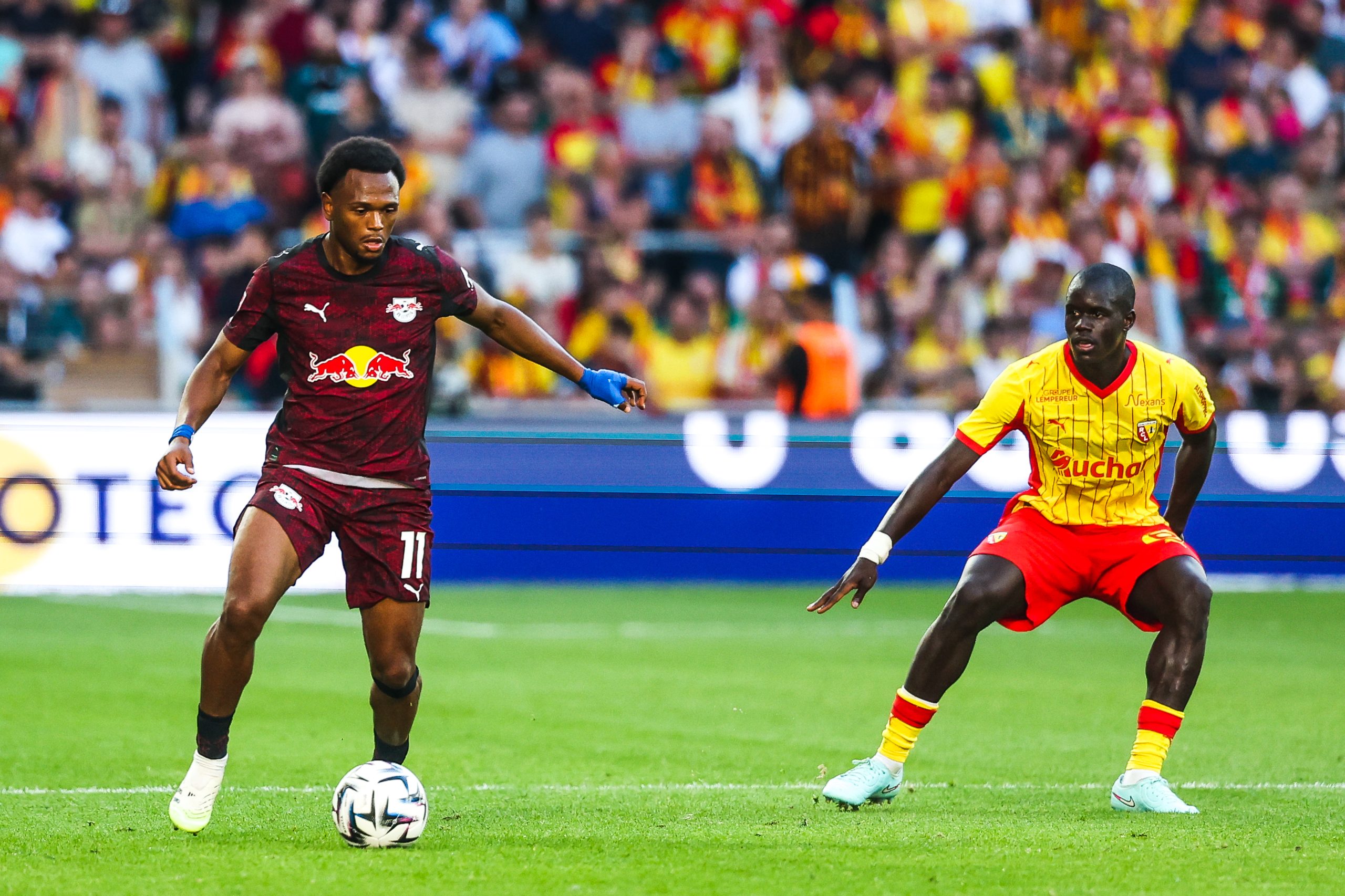 RC Lens : quand Loïs Openda s'enflamme pour Malang Sarr