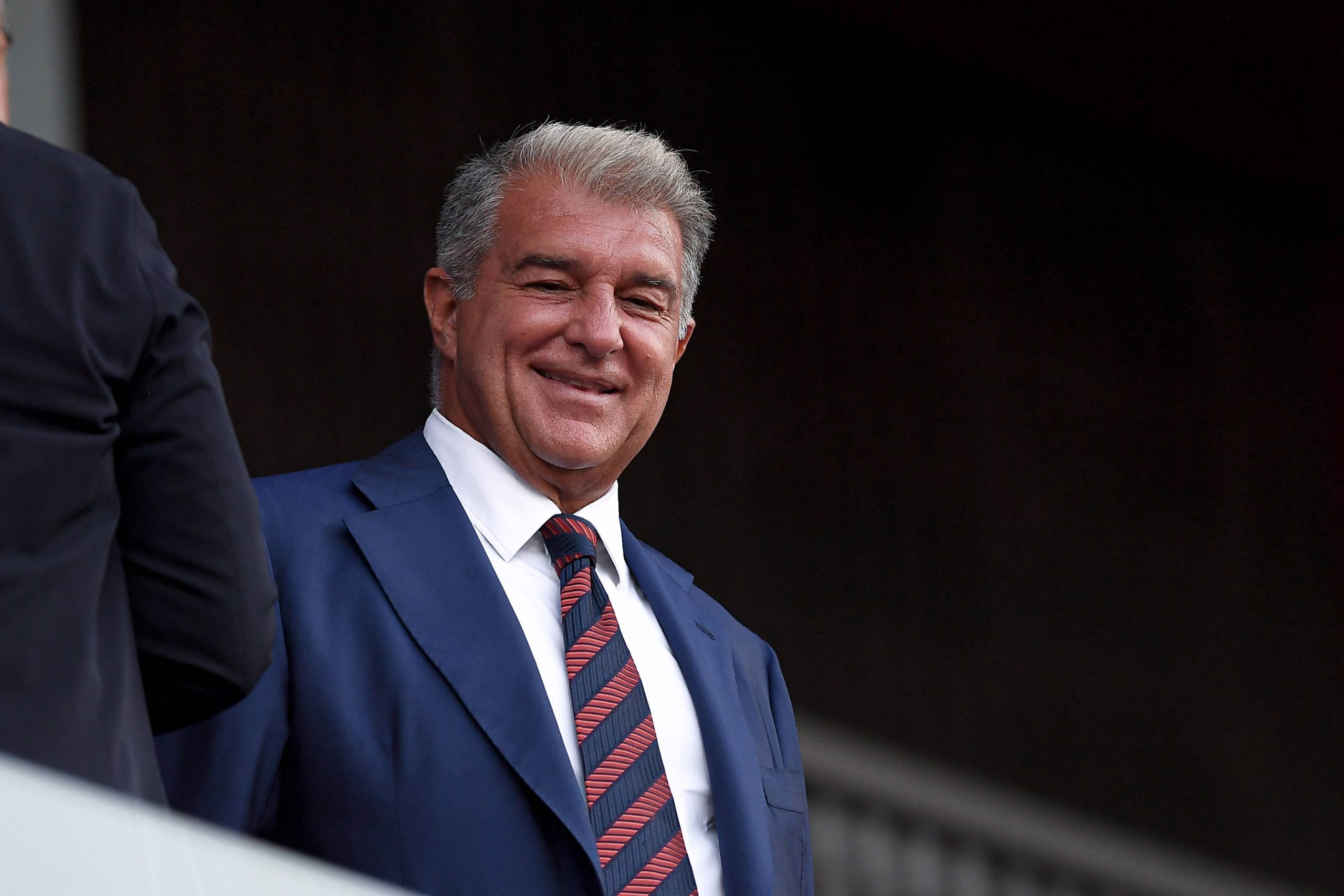 Le président du FC Barcelone, Joan Laporta.