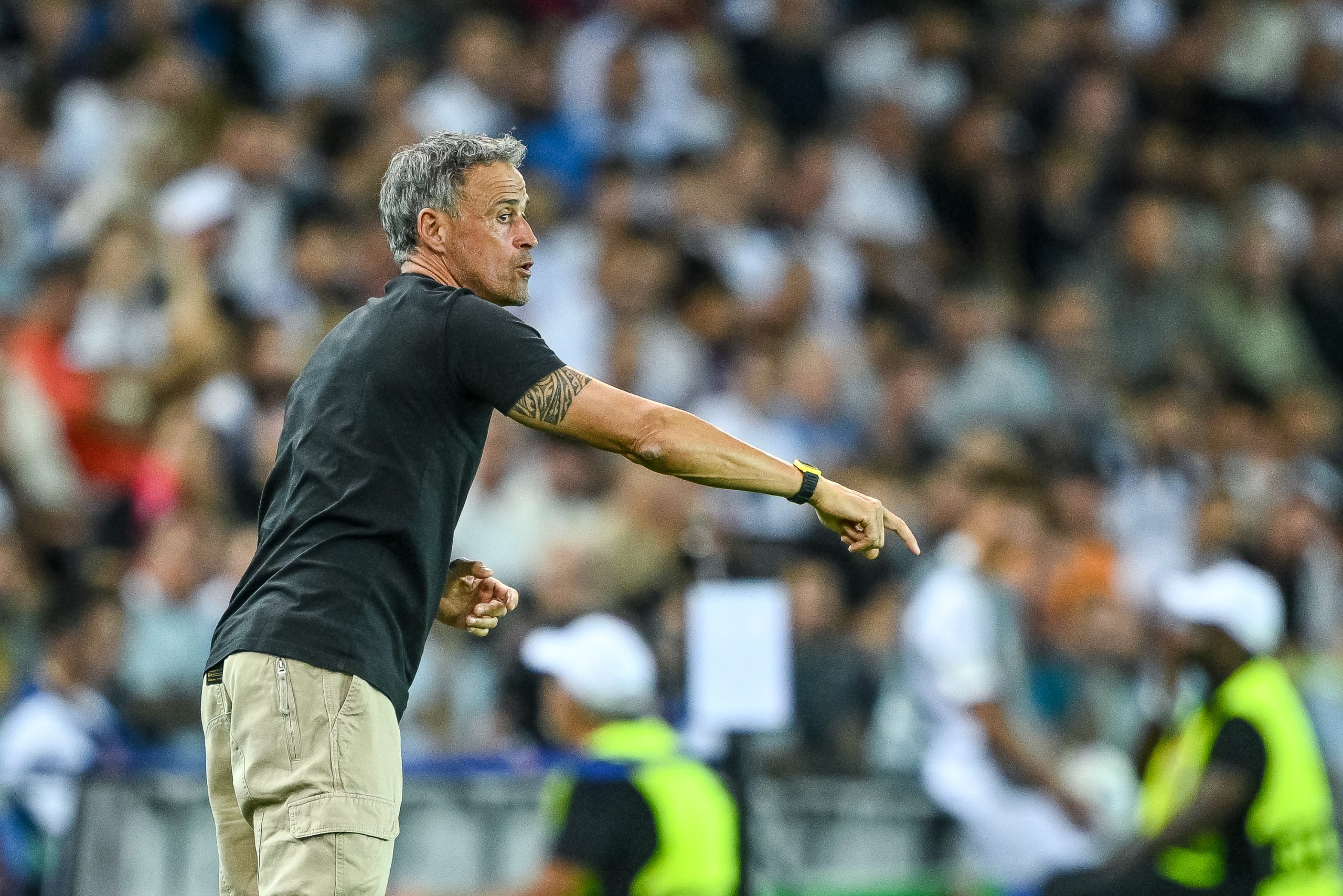 L'entraîneur du PSG, Luis Enrique.