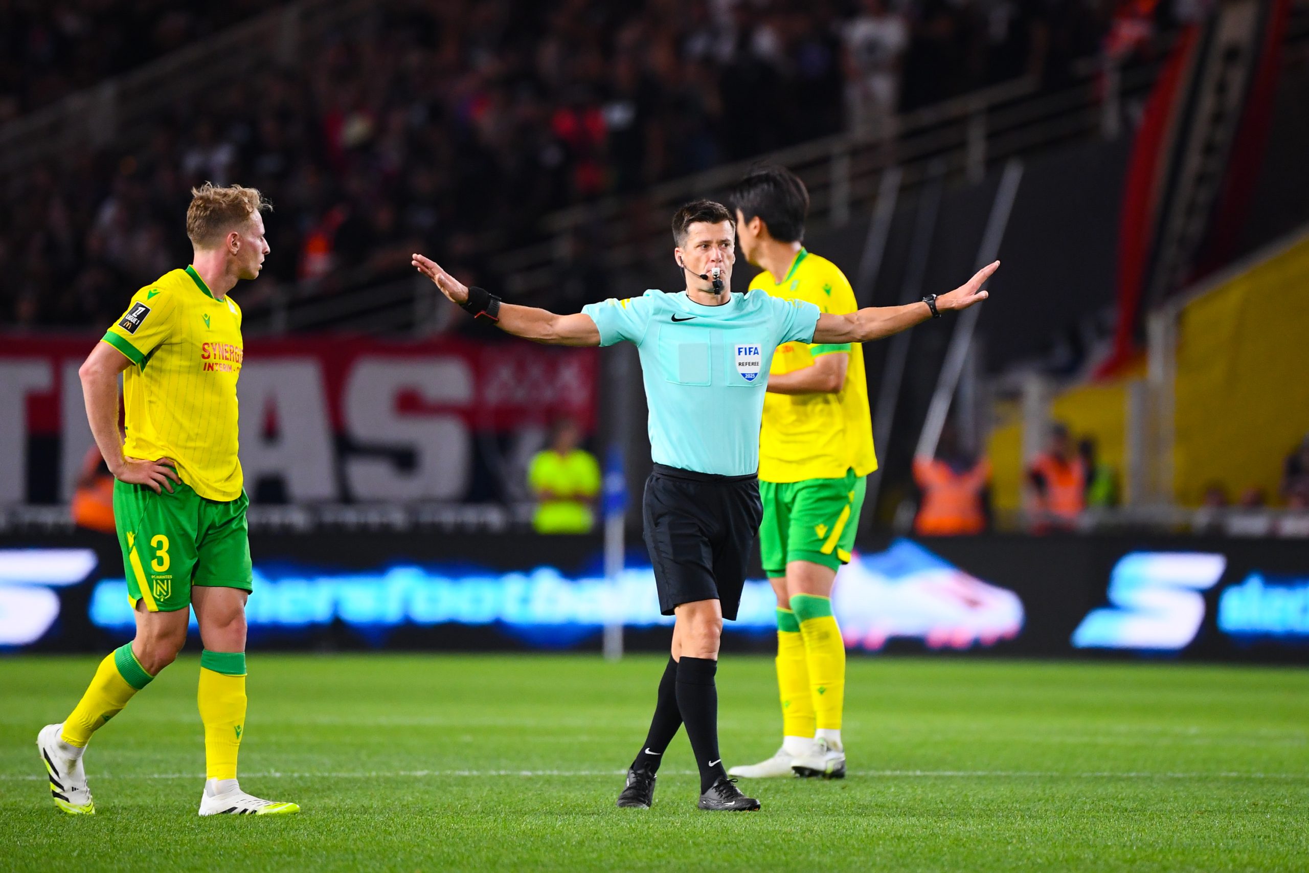 Benoît Bastien lors de FC Nantes-PSG cette saison.