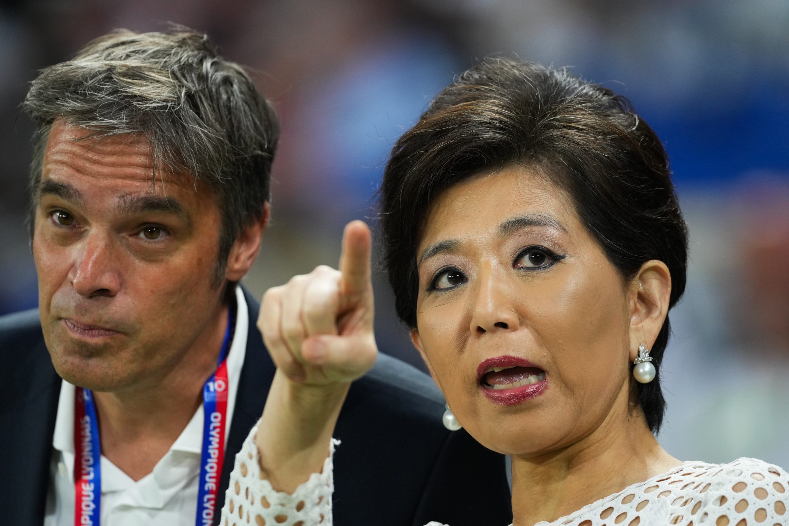 Michaël Gerlinger et Michele Kang, la nouvelle direction de l'OL.