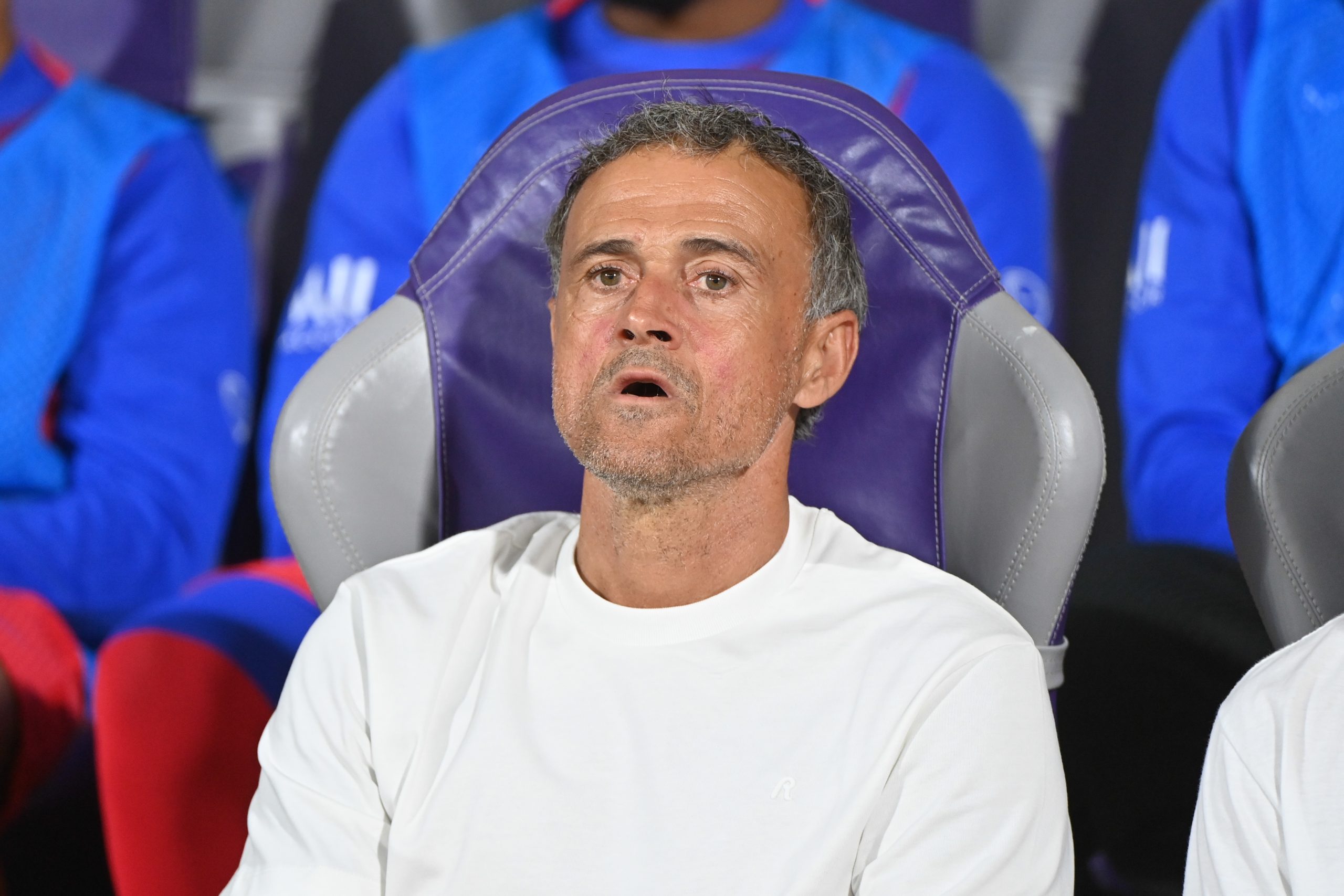 Luis Enrique lors de Toulouse-PSG.