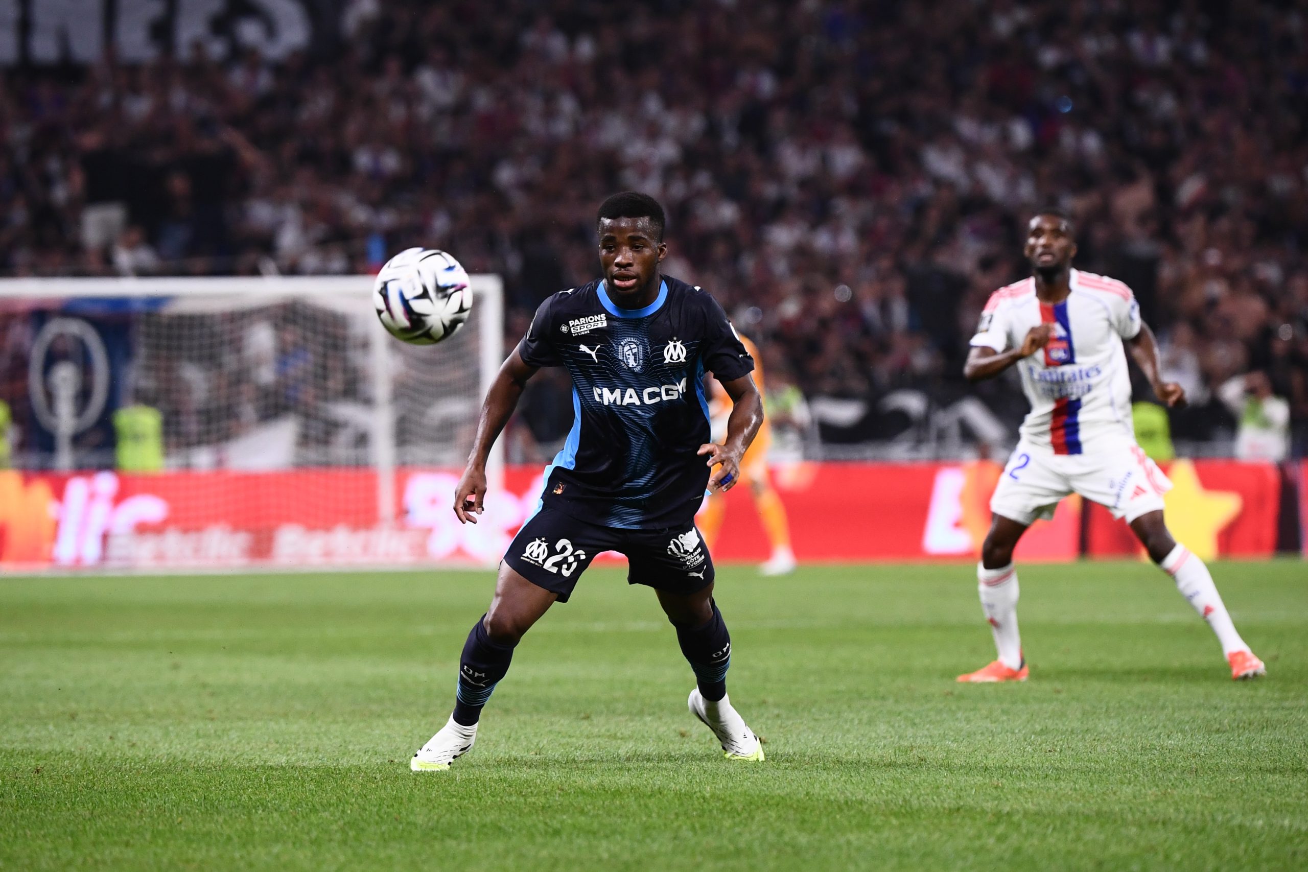 Junior Traoré lors de l'Olympico.