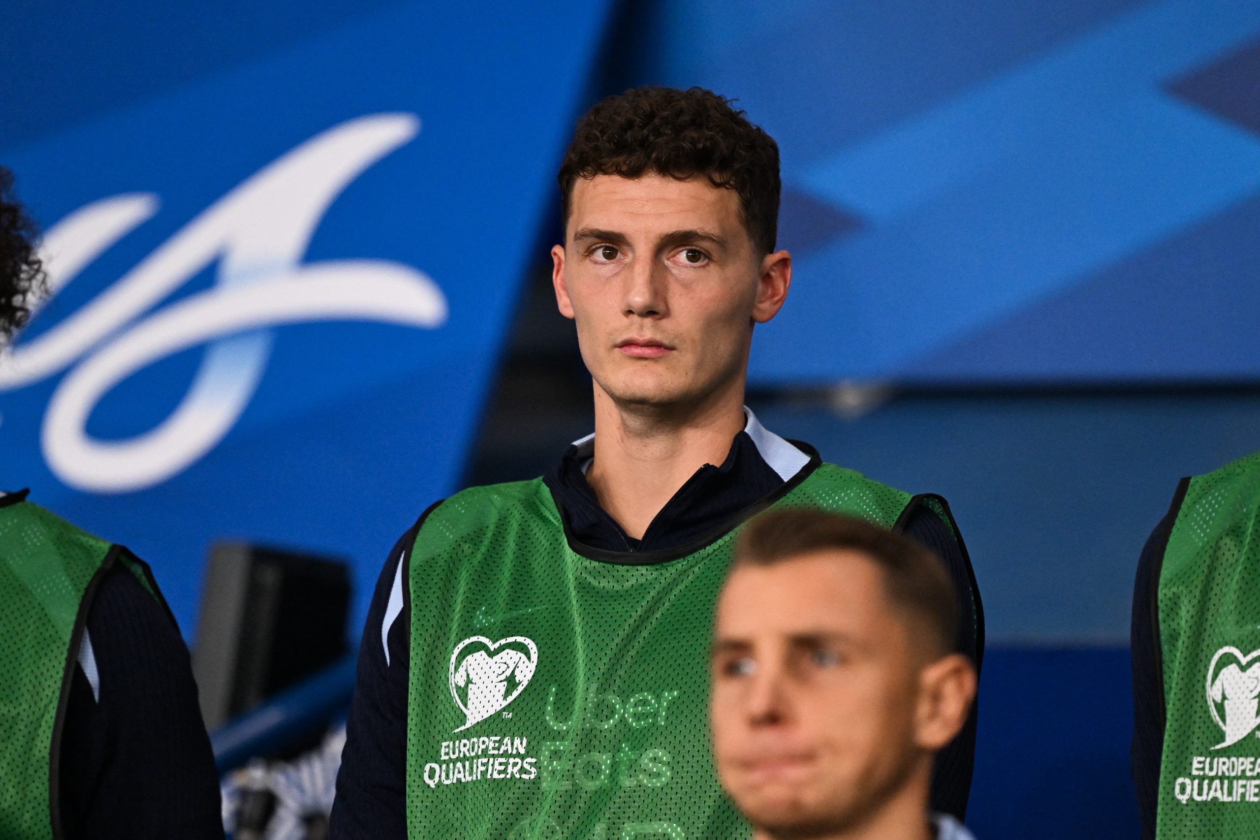 Benjamin Pavard était remplaçant lors du match de l'équipe de France contre l'Islande.