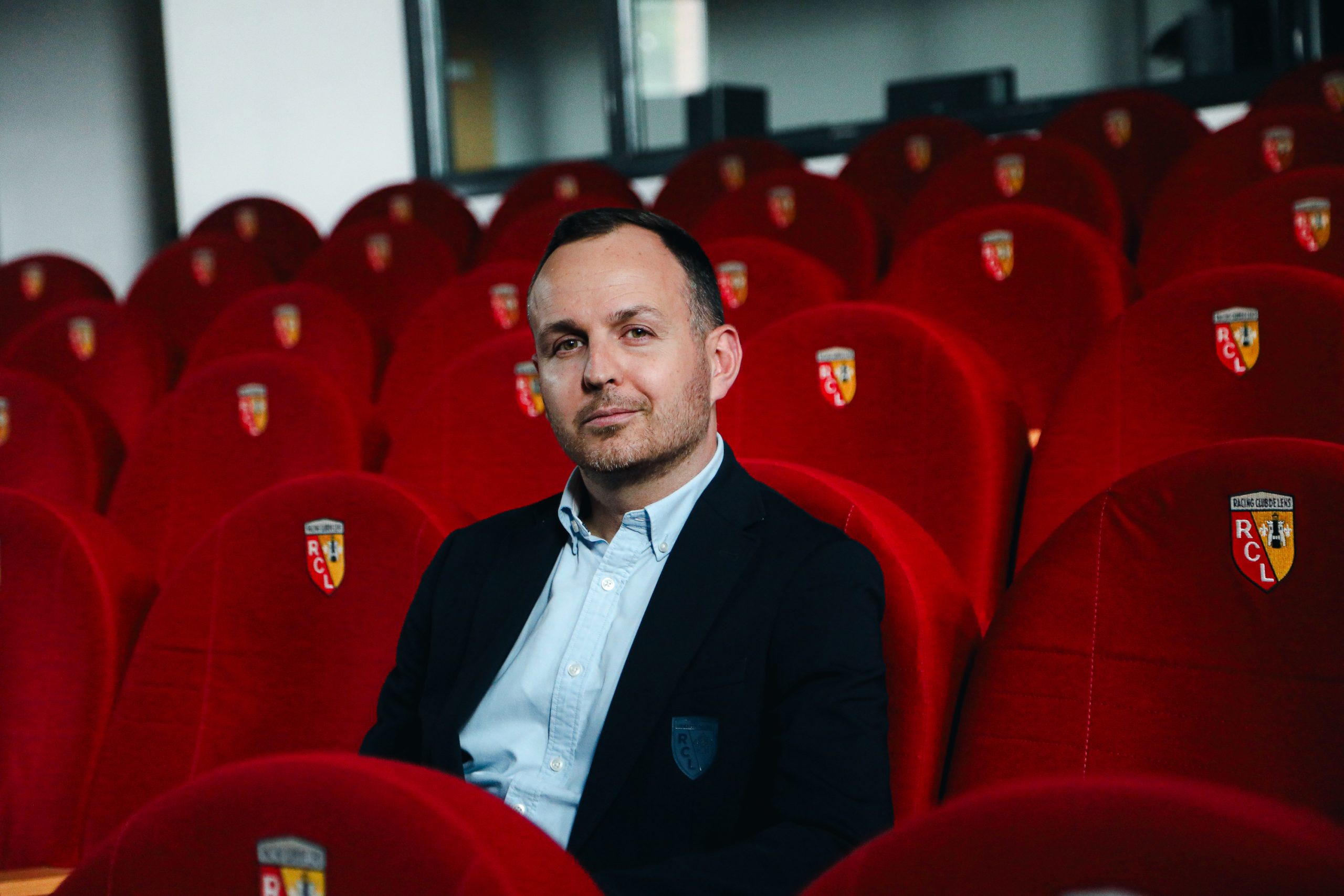 Le directeur général du RC Lens, Benjamin Parrot.