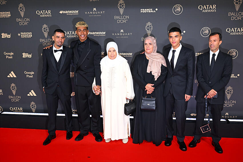 La famille Yamal à Paris