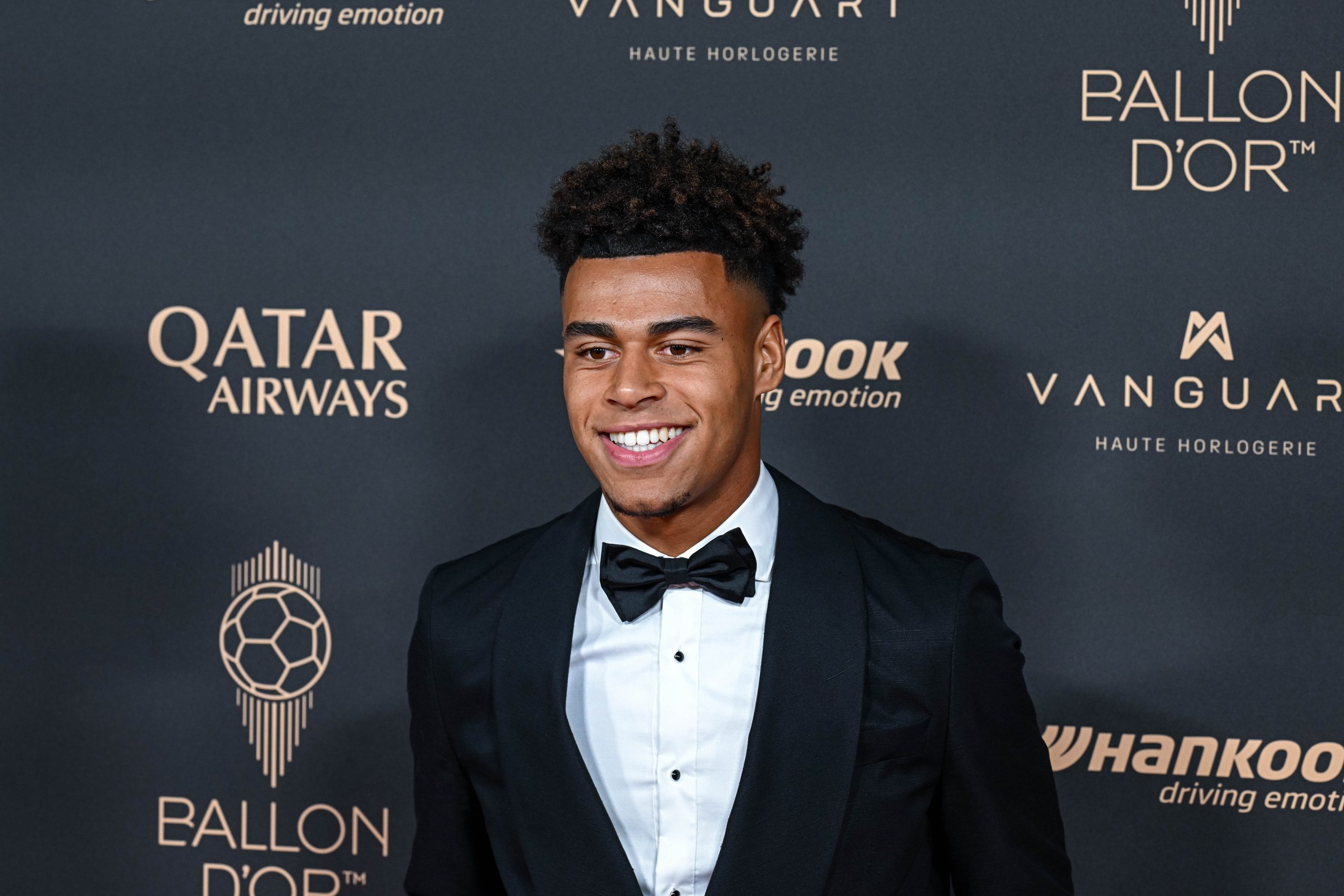 Désiré Doué lors du gala du Ballon d'Or.