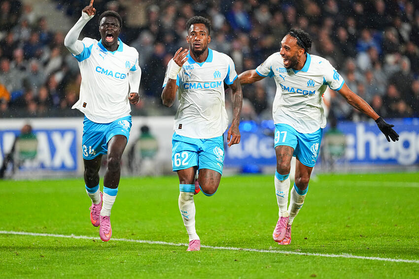 L'OM a brillé à Strasbourg