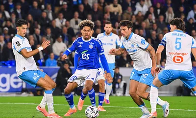 OM : l’image choc du visage amoché d’Aguerd après Strasbourg 