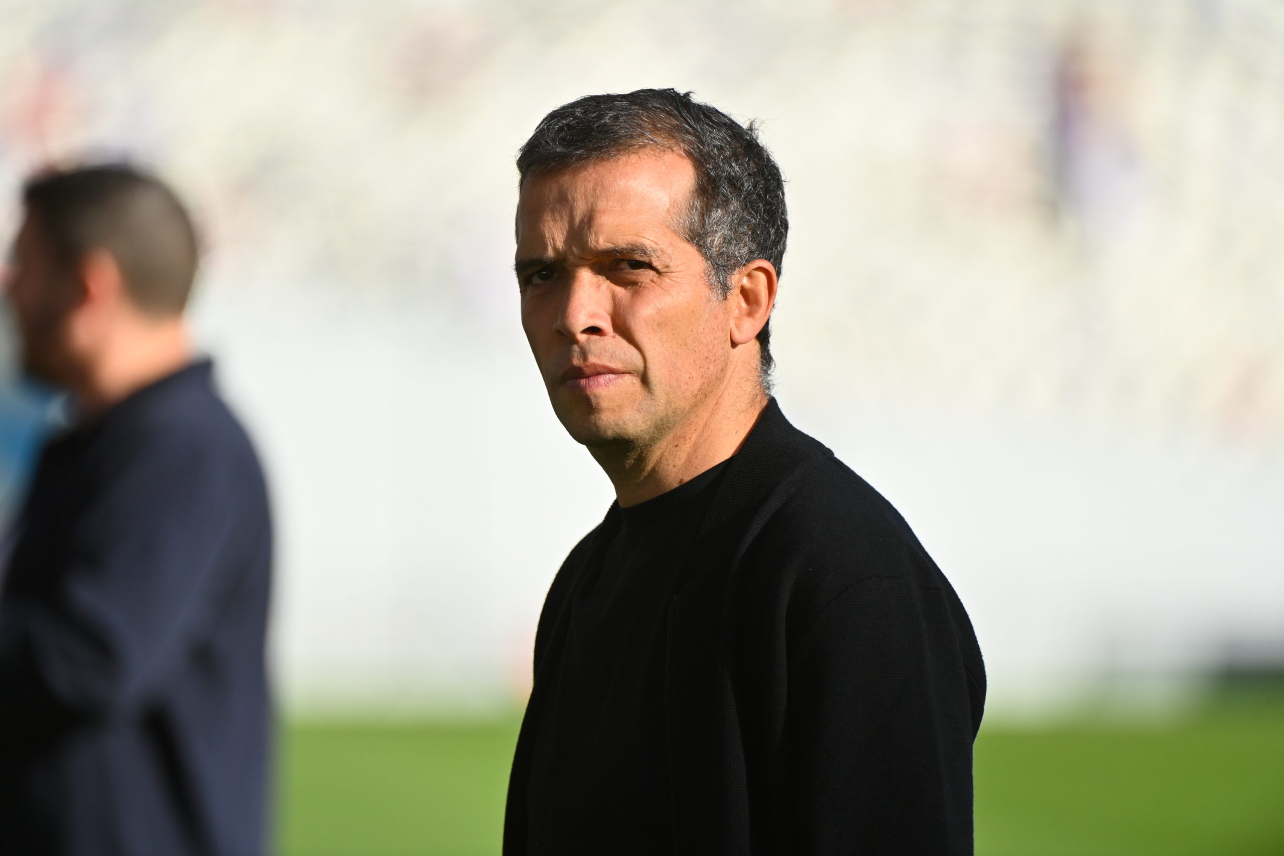 L'entraîneur du FC Nantes, Luis Castro, avant le match à Toulouse.