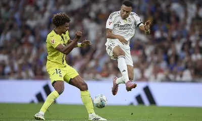 Le Real Madrid se rassure contre Villarreal mais perd Mbappé en route