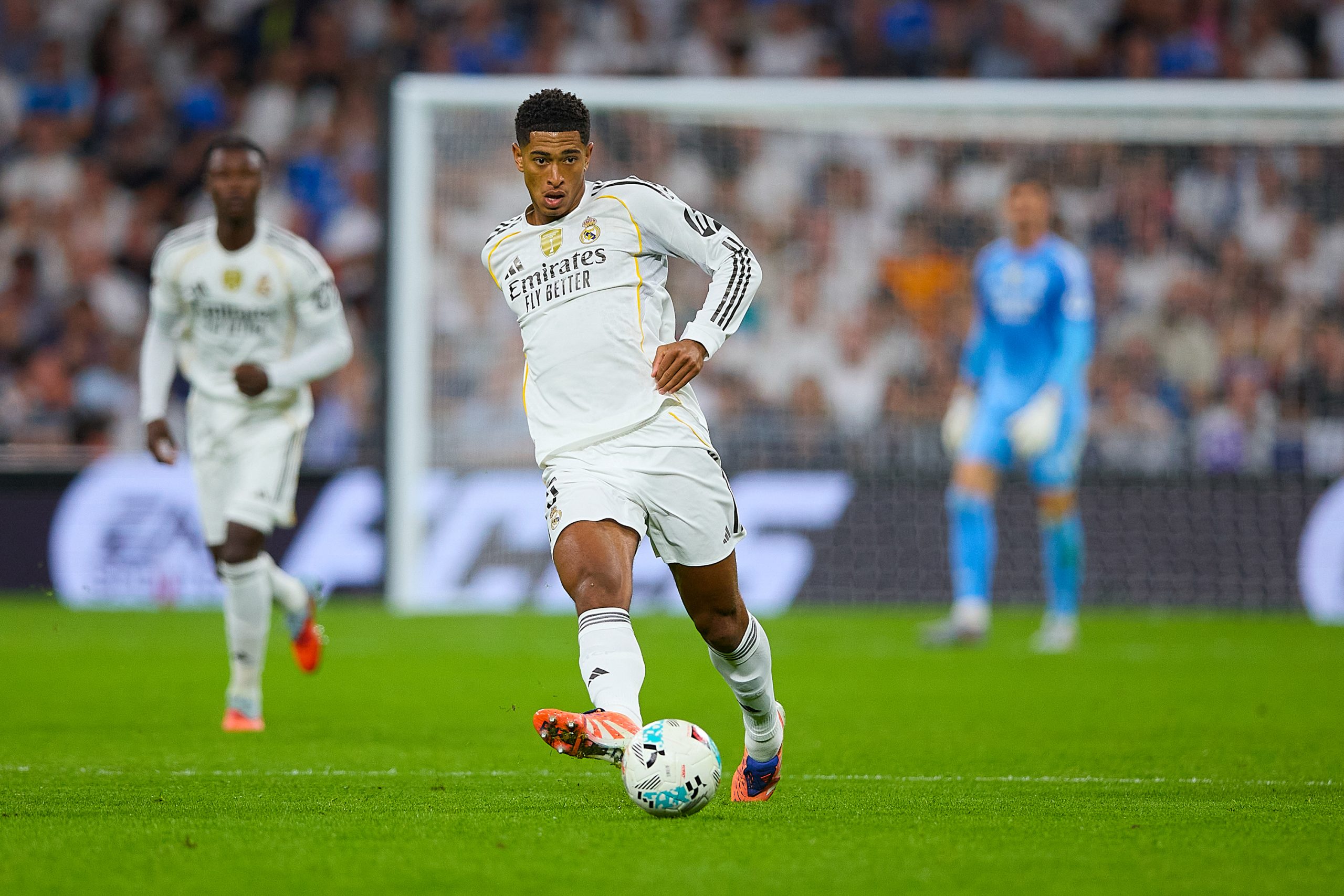 Jude Bellingham en action avec le Real Madrid.