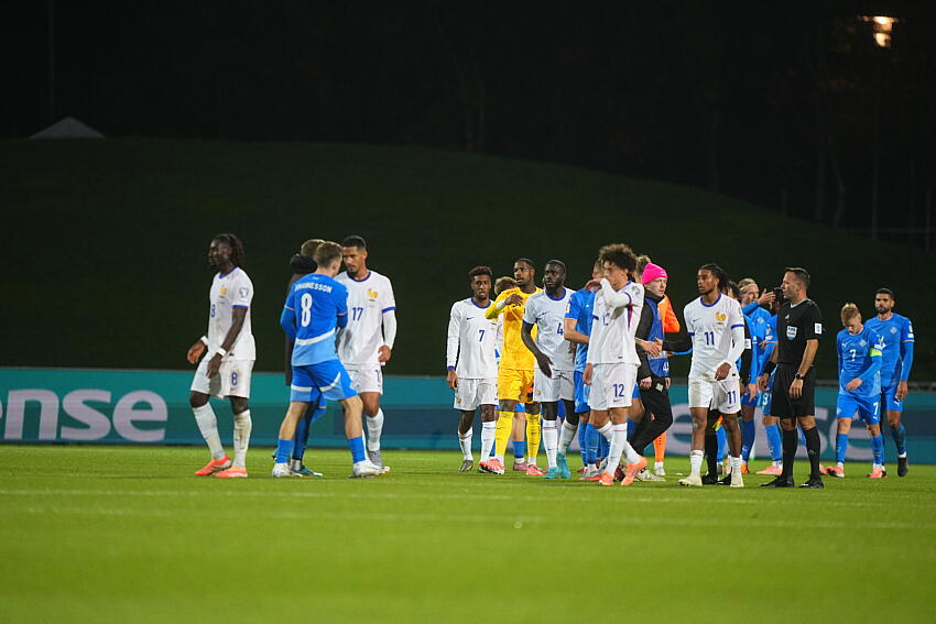 La France n'a pas brillé en Islande