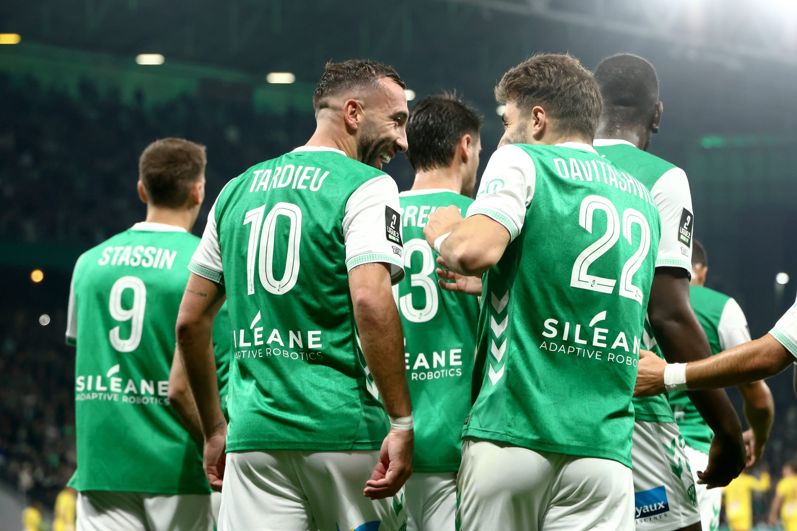 Les joueurs de l'ASSE
