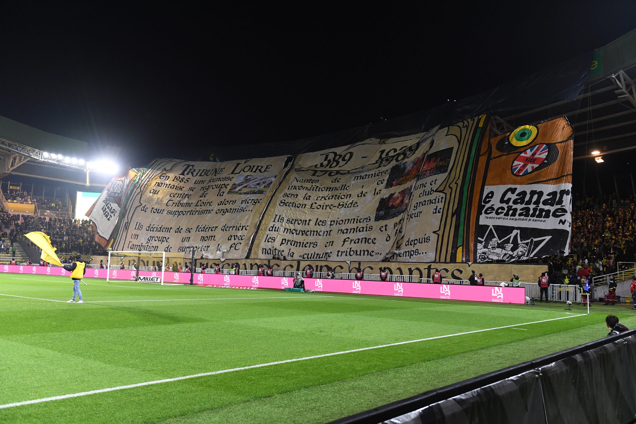 FC Nantes : un tifo magnifique à la Beaujoire, malgré la défaite contre Lille…