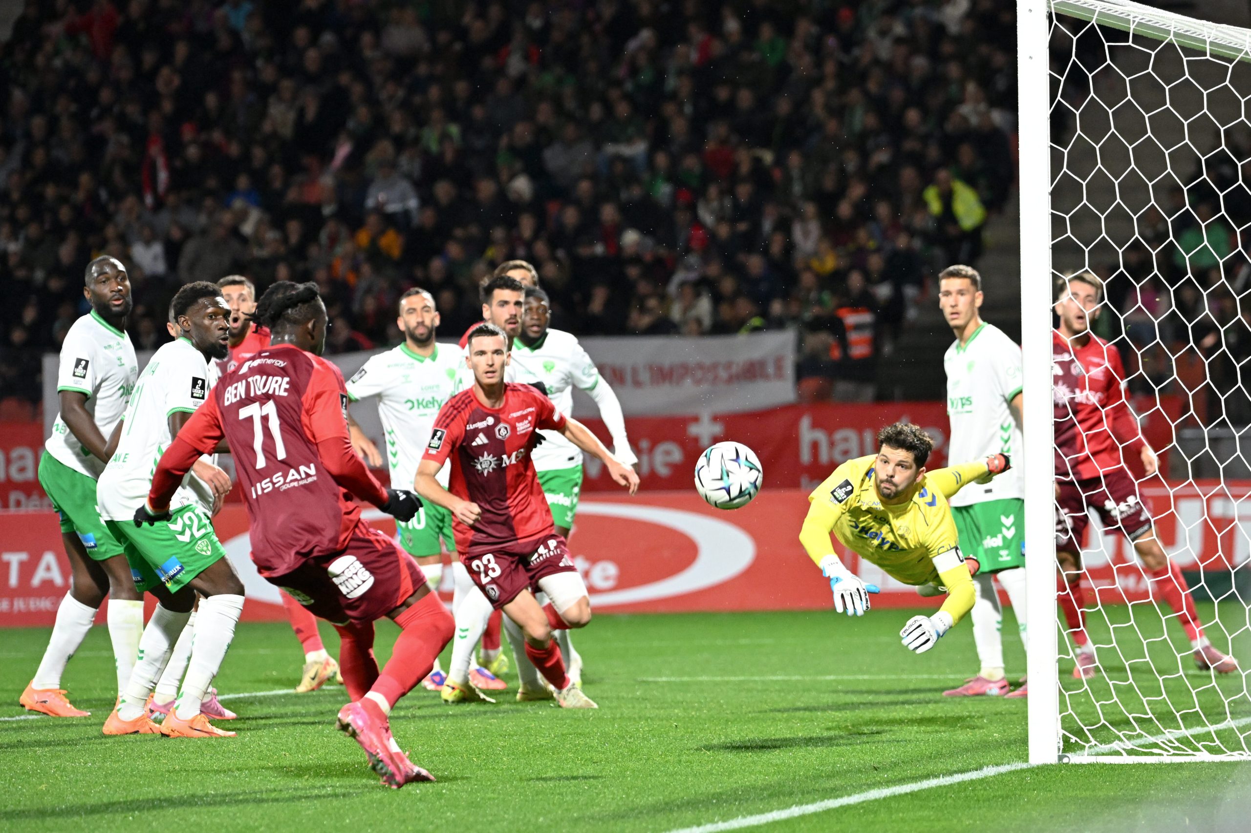 Gautier Larsonneur lors d'Annecy - ASSE