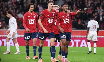 Le LOSC détruit Metz et s&rsquo;invite dans le top 4 de Ligue 1 (6-1)
