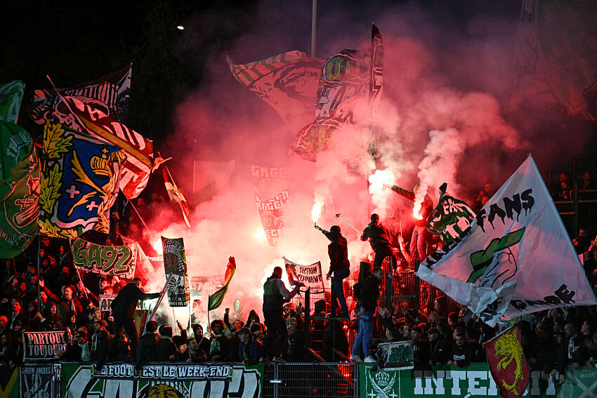 Les supporters de l'ASSE en fusion