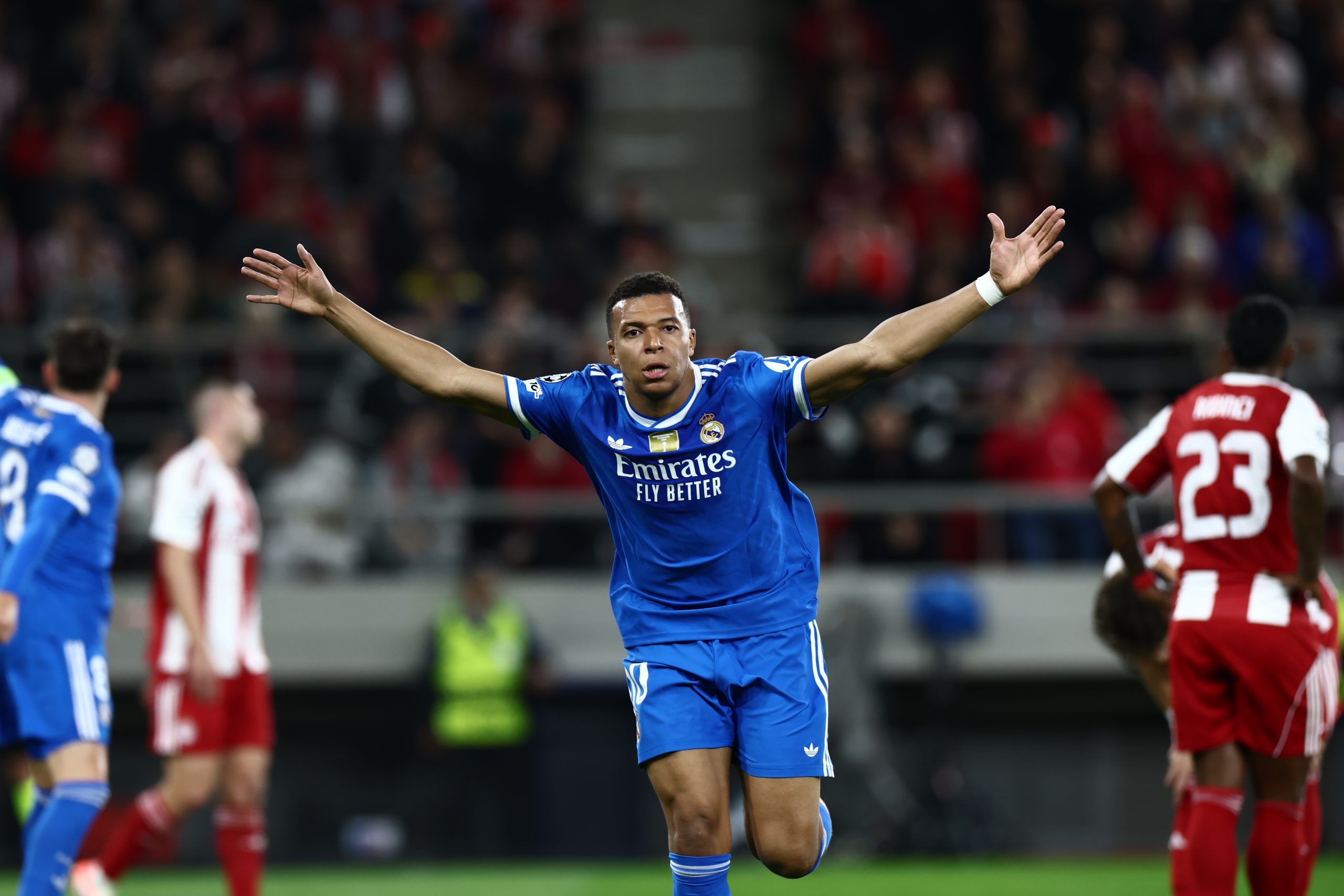 Mbappé magistral, une défense aux abois… les notes du Real Madrid face à l'Olympiakos (3-4)