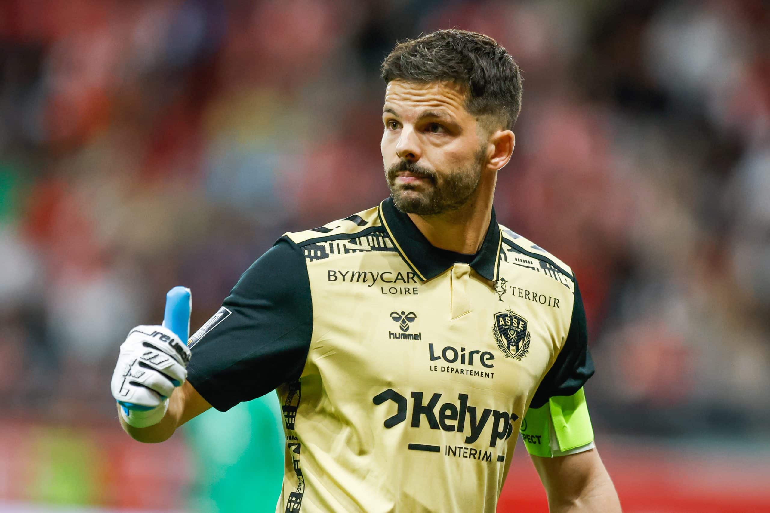 Gautier Larsonneur, gardien et capitaine de l'ASSE.